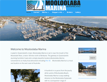 Tablet Screenshot of mooloolabamarina.com.au